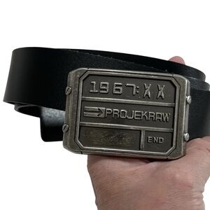 Black PROJEKRAW Belt 43”